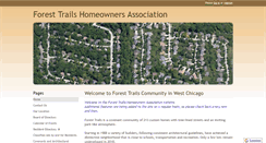 Desktop Screenshot of forest-trails.org