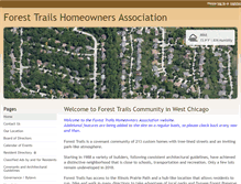 Tablet Screenshot of forest-trails.org